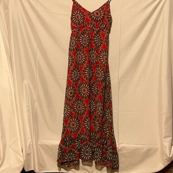 Banana Republic Dresses & Skirts - Sz 6 Banana Republic ruffled hem  mod tank maxi dress